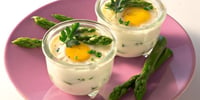 Photo de la Recette: Œufs Cocotte aux Asperges Vertes