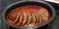 Photo de la Recette: PAIN DE VIANDE AUX TOMATES FACILE ET DÉLICIEUX