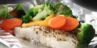 Photo de la Recette: Papillotes de Poisson et de Légumes au Fromage