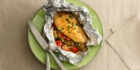 Photo de la Recette: Papillotes de Poulet au Miel et à la Sauce Sriracha
