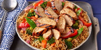 Photo de la Recette: Poulet Teriyaki Grillé avec Nouilles Ramen