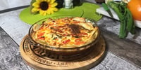 Photo de la Recette: Quiche de Légumes sur Croûte de Pommes de Terre