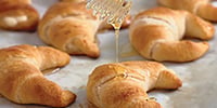 Photo de la Recette: Croissants à la Crème au Miel
