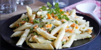 Photo de la Recette: One Pot Pasta Carottes, Petits pois, Poireau Bio