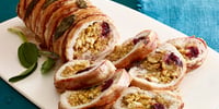 Photo de la Recette: Roti de Dinde Enrobé de Bacon