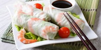 Photo de la Recette: Rouleaux de Printemps aux Crevettes