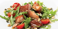 Photo de la Recette: Salade au Saumon Fumé à Chaud