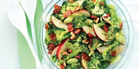 Photo de la Recette: Salade Brocoli Pommes et Bacon avec sa Vinaigrette aux Noix