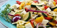 Photo de la Recette: Salade de Pâtes aux Légumes D'été Sauce Crémeuse à L'avocat