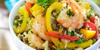 Photo de la Recette: Salade de Riz Indienne aux Crevettes