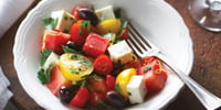 Photo de la Recette: SALADE DE TOMATES CERISES ET MELON D’EAU À L’ÉRABLE