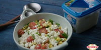 Photo de la Recette: SALADE FIESTA DE MAÏS ET FETA ÉMIETTÉE PRÉSIDENT