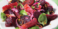 Photo de la Recette: Salade Tiède de Betteraves et D’oranges Sanguines