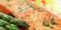 Photo de la Recette: SAUMON AU FOUR ET SAUCE ORIENTALE