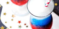 Photo de la Recette: Slush Alcoolisée à la Limonade (Bleu blanc rouge)