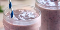 Photo de la Recette: Smoothie aux Bleuets et Bananes avec Graines de Lin et Miel