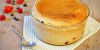 Photo de la Recette: SOUFFLÉ AUX FRUITS ROUGES