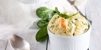 Photo de la Recette: Soufflé D'épinards et Jambon au Gruyère