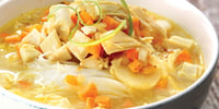 Photo de la Recette: SOUPE AU POULET À L’ORIENTALE