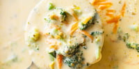 Photo de la Recette: Soupe Crémeuse Brocoli du Cheddar Facile à Faire