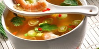 Photo de la Recette: SOUPE DE CREVETTES À LA THAÏLANDAISE