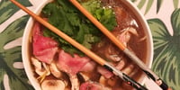 Photo de la Recette: SOUPE TONKINOISE AU BOEUF (PHO) KETO
