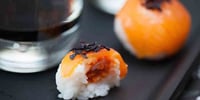 Photo de la Recette: Sushi Balls de Truite Fumée et Coeur Tomaté