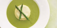 Photo de la Recette: Velouté d’asperges et son flan