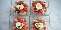 Photo de la Recette: Verrine de Saumon sur une Mousse de Boursin
