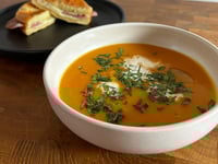 Photo de la Recette: Soupe à la Carotte et Citrouille Épicée
