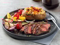 Photo de la Recette: Bavette de Boeuf au Vin Rouge et Épices à Steak