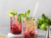 Photo de la Recette: Mojito aux Bleuets