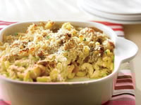 Photo de la Recette: Macaronis au Fromage, aux Pommes et à la Saucisse