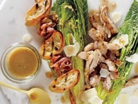 Photo de la Recette: Salade César Décomposée au Poulet