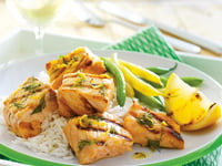 Photo de la Recette: Brochettes de Saumon à l'Aneth