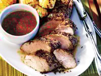 Photo de la Recette: Filets de Porc Épicés à la Mexicaine, Sauce Aigre-douce