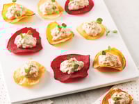 Photo de la Recette: Croustilles de Légumes avec Trempette à l’Oignon
