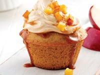 Photo de la Recette: Cupcakes aux Pommes Confites, Sauce au Sucre d’Érable