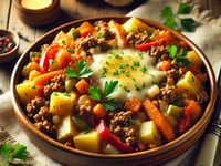 Photo de la Recette: Hachis de Bœuf aux Légumes Express