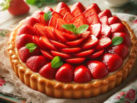 Photo de la Recette: Tarte aux Fraises Maison