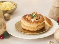 Photo de la Recette: Vol-au-vent au Homard et Gruyère