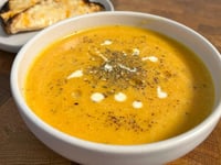 Photo de la Recette: Soupe à la Courge Butternut et Légumes Rôtis