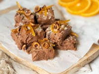 Photo de la Recette: Fudge aux Noisettes et aux Oranges Confites