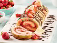 Photo de la Recette: Gâteau roulé aux Fraises et Citron