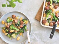 Photo de la Recette: Gnocchis Croustillants aux Saucisses et au Brocoli