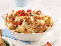 Photo de la Recette: Gratin de Chou-fleur, Poulet et Bacon