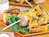 Photo de la Recette: Maïs Grillés sur Brochettes