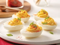 Photo de la Recette: Oeufs farcis au Fromage à la Crème