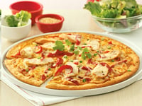 Photo de la Recette: Pizza au Poulet Thaï