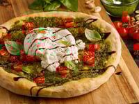 Photo de la Recette: Pizza Tomates Basilic et Burrata
